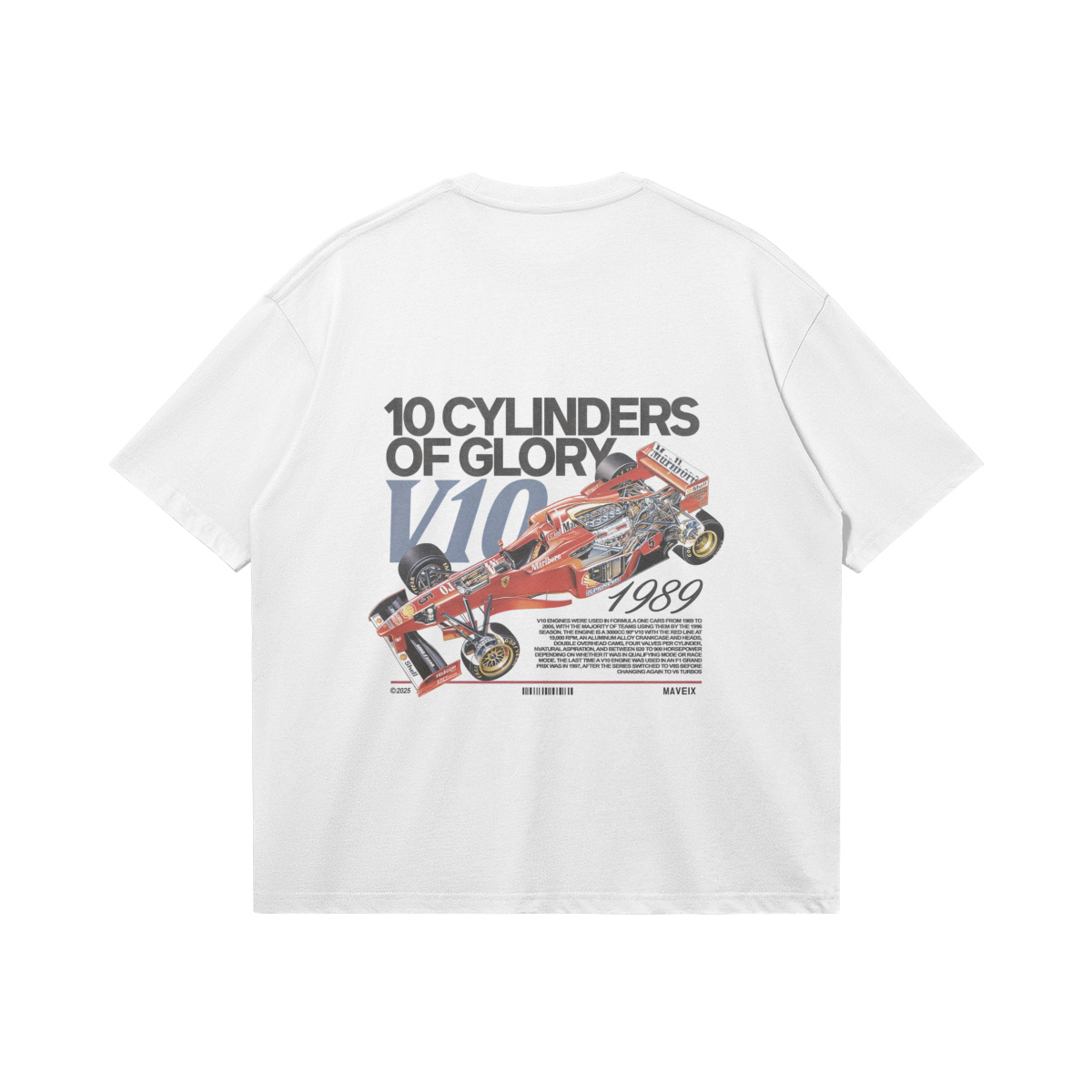 10 Cylinders of Glory Tee